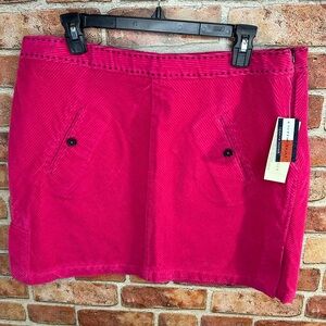 NWT Tommy Hilfiger Hot Pink Mini Skirt 2000s era size 14